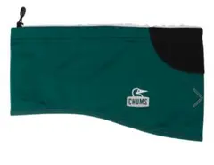 チャムス　ネックウォーマー　グリーン　リバーシブル
