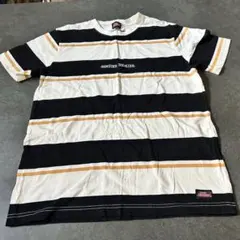 Dickies 半袖ストライプTシャツ Lサイズ