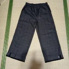 9分丈 チェック柄 パンツ