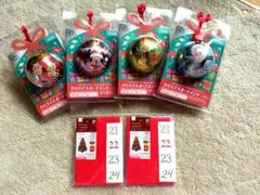 クリスマスオーナメント全4種 キリン オリジナル ディズニー100デザイン非売品