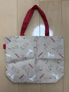 【期間限定10％オフ！】スヌーピー トートバッグ ベージュ