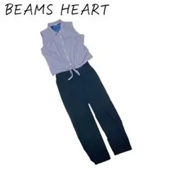 BEAMS HEART ノースリーブシャツ オールインワンのサムネイル