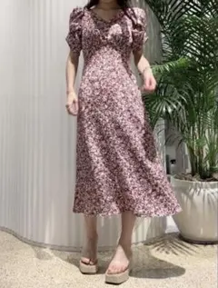 SNIDEL バリエーションプリントワンピース