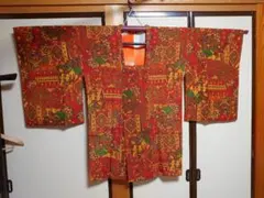 道行き コート 和柄