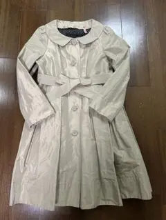 バーバリーブルーレーベル トレンチコート シャドーチェック 袖フレア