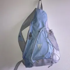 00s adidas アディダス y2k ワンショルダー スリングバッグ 水色