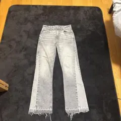 zaraフレアデニム