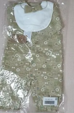 ロンパース　80　くま　スタイ