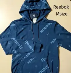 新品 リーボック Reebok スウェットパーカー メンズ M 裏毛 ネイビー