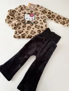 サンリオ ハローキティ ヒョウ柄パジャマ 90cm キティちゃん　ギャル