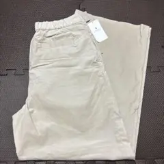 グリーンレーベルリラクシング　コーデュロイ　ワイドパンツ　38 ライトグレー