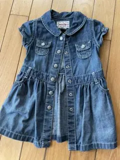 美品　デニムワンピース ジャンパースカート