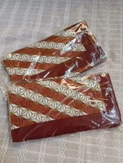 ❗️2枚セット❗️いせ辰 風呂敷 麻の葉模様 赤色✖2枚