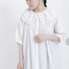 LOWRYS FARM〛2WAYシシュウミニワンピース - メルカリ