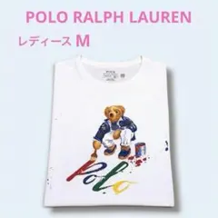QRコード 正規品 ラルフローレン ポロベア 半袖 Tシャツ ペンキ　4119