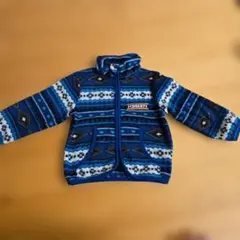 フリースジャケット 青系