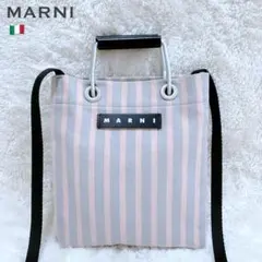 美品♪ マルニ STRIPE MINI ショルダーバッグ 2wayのサムネイル