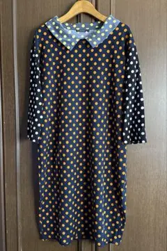 marimekko ドット柄 七分袖ワンピース 2026年最新】marimekko 柄：ドット レディース 長袖・七分袖ひざ丈