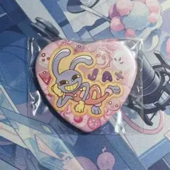 d*7様 アメイジングデジタルサーカス きゃらべいく ハート缶バッジ ジャックス The Amazing Digital Circus 缶バッジ ジャックス - メルカリ