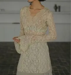 AMERI vintage / COMBINATION LACE TOPのサムネイル