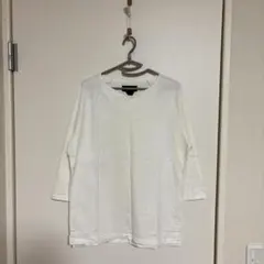LOUNGE LIZARD　コットン　七分袖　トップス　ホワイトのサムネイル