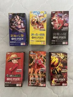 ワンピース 新品未開封BOX まとめ売り 6BOX テープ付 - メルカリ
