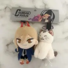 チェンソーマン　USJ限定グッズ　パワー&ニャーコ　ぬいぐるみマスコット