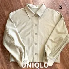 UNIQLO ジャケットシャツ ライトグリーンSサイズ