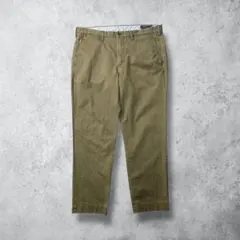 ポロラルフローレンポロチノノータックカーキ W36ストレッチ古着vintage