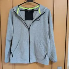 PUMA フルジップパーカー グレー