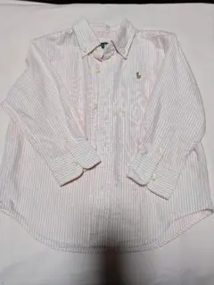 Ralph Lauren ボタンダウンシャツ ピンクストライプ