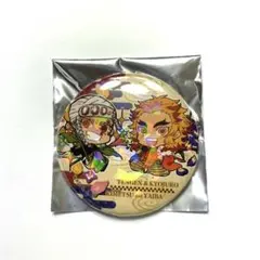 鬼滅の刃　誕生花　ホログラム缶バッジ　煉獄杏寿郎　宇髄天元