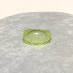 クリアライトグリーンチャンキードームアクリルリング透明黄緑指輪