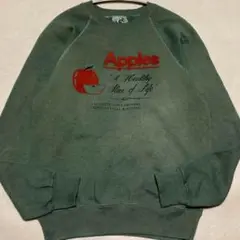 80s 90s Lee リー スウェット Apples USA Vintage