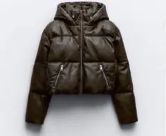 あ*新様 ZARA フェイクレザー ショートコート　Sサイズ