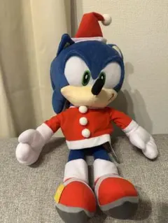 SONICザヘッジホッグ　スーパージャンボクリスマスぬいぐるみ　ジョイポリス限定