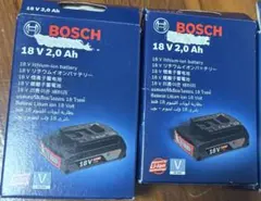 新品未使用」BOSCH リチウムイオンバッテリー A1820LIB 2個セット