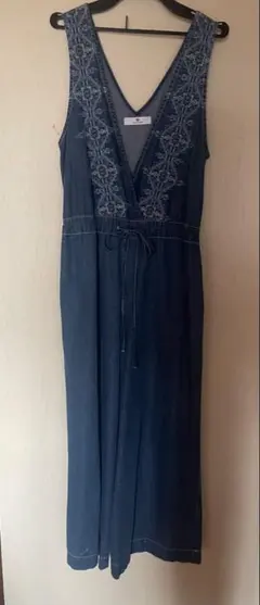 Sonny Label デニムサロペット 刺繍入り フリーサイズのサムネイル