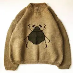 大SALE!!Niche. 黄金虫 ニットセーター ベージュ