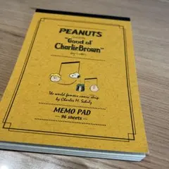 PEANUTS グッドオルチャーリーブラウン メモパッド 96シート