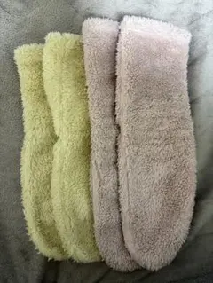 無印良品　ボアフリースルームソックス