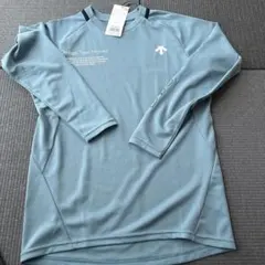 DESCENTE ブルー 長袖 ウォームアップウェアSサイズ