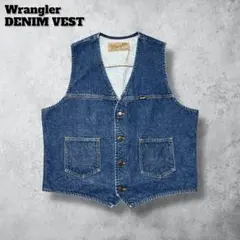 【Mon 様専用】Wranglerラングラーデニムベスト90s00sブルー