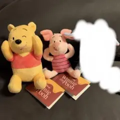 ディズニー くまのプーさん ぬいぐるみ ぺろりver. 2種　マスコット