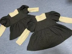 プティマイン トップス 90cm 110cm 黒 ベージュ まとめ売り