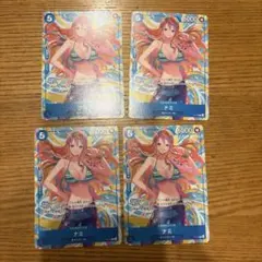 ワンピース ナミ 魔法の天候棒 4枚セット | Mercari