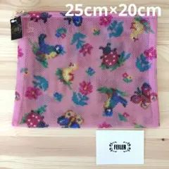 【新品未使用タグ付】FEILER フェイラー ハイジ メッシュポーチ ピンク