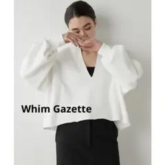 【美品】Whim Gazette スウェットVネックプルオーバーのサムネイル