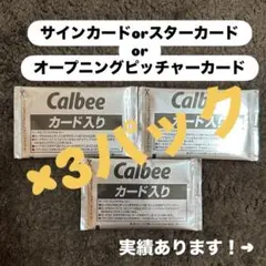 プロ野球チップス2025第２弾×3パック