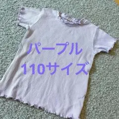 【110】水通しのみ　パープル　リブTシャツのサムネイル